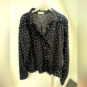 Cameo Silk Button Down